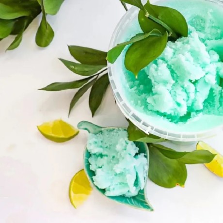 Скраб сахарно-соляной Aroma Fusion Зеленый Чай и Мята 1 кг