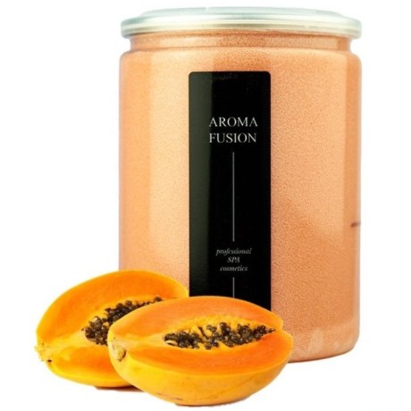 Скраб соляной Aroma Fusion Папайя 1 кг