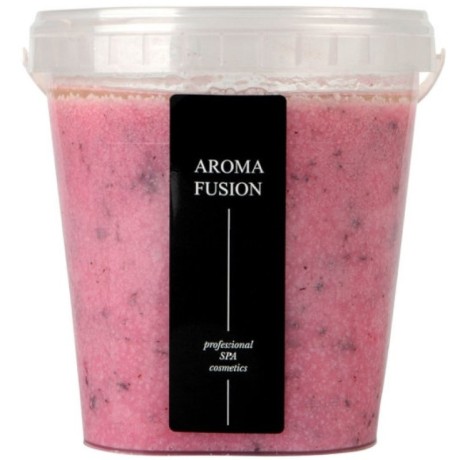 Скраб соляной Aroma Fusion Роза в молоке 1 кг