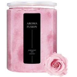 Скраб соляной Aroma Fusion Роза в молоке 1 кг