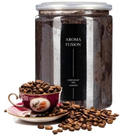 Скраб соляной Aroma Fusion Шоколад и Кофе 1 кг