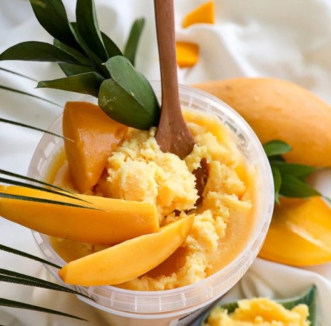 Сахарно-соляной скраб Aroma Fusion Манго 1 кг