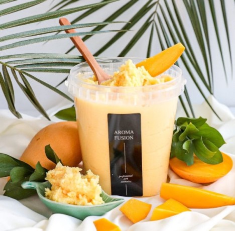 Сахарно-соляной скраб Aroma Fusion Манго 1 кг